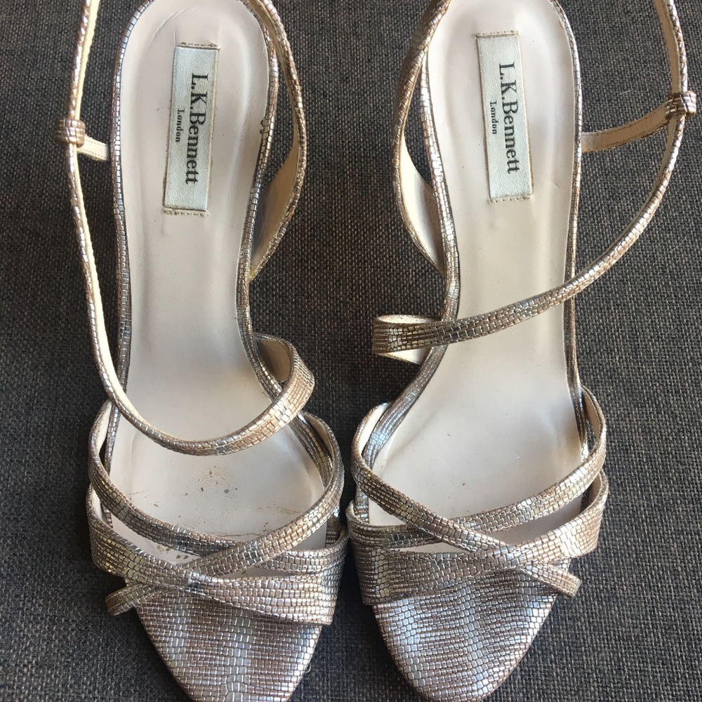 LK Bennett Lourdes Lizard Sandal